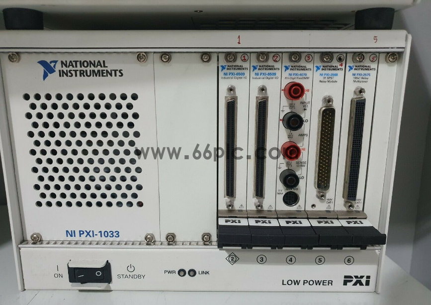 NI PXI-1033 with 6509x2